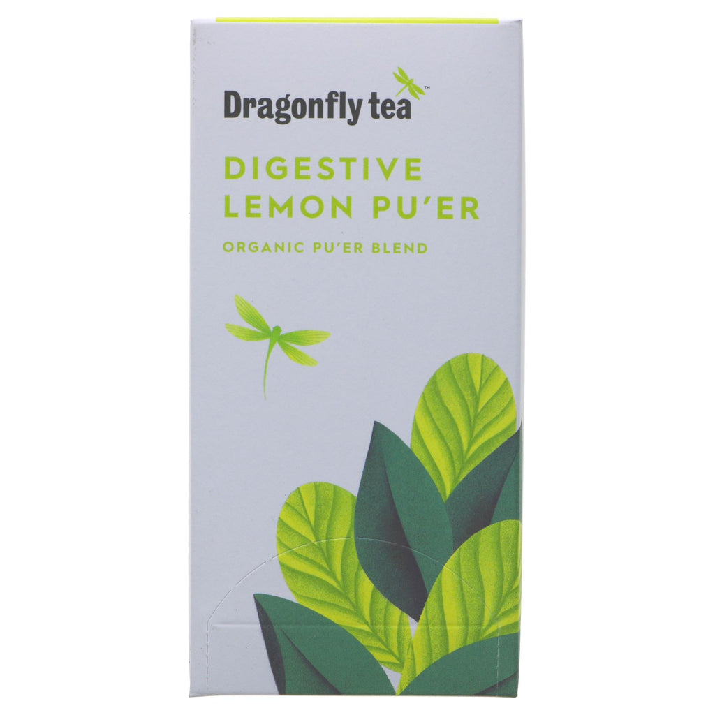 Dragonfly Tea | Lemon Pu'er Digestive Tea | 20 bags