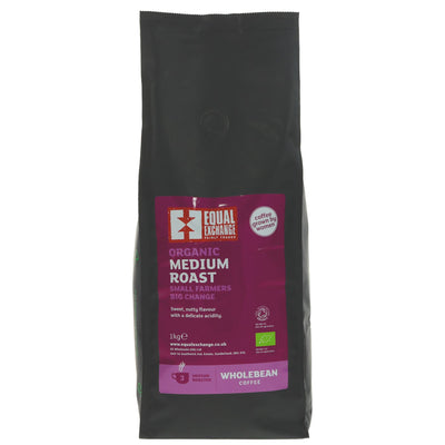 Equal Exchange | Anytime Medium Roast - Sweet, Nutty, Delicate Acidity | 1kg