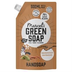 Marcels Green Soap | Marcels Handwash Refill Sandelwood&Cardamom 500ml | 500ml