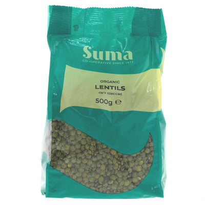 Suma | Lentils - Dark Speckled, org - Previously called Puy type | 500g