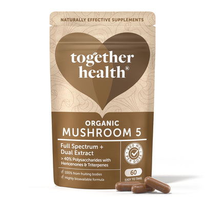 Together Health | Organic Mushroom 5  | 60caps