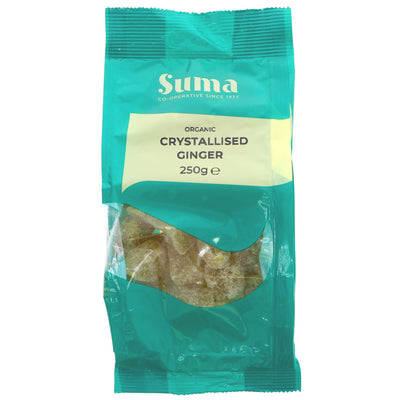 Suma | Ginger - crystallised organic | 250g