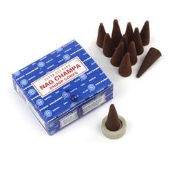 Satya | Satya Nag Champa Incense Cones 15g Pack. | 15g