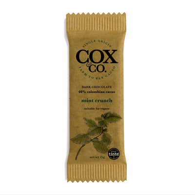 Cox & Co | Mint Crunch Mini Chocolate Bar | 25g