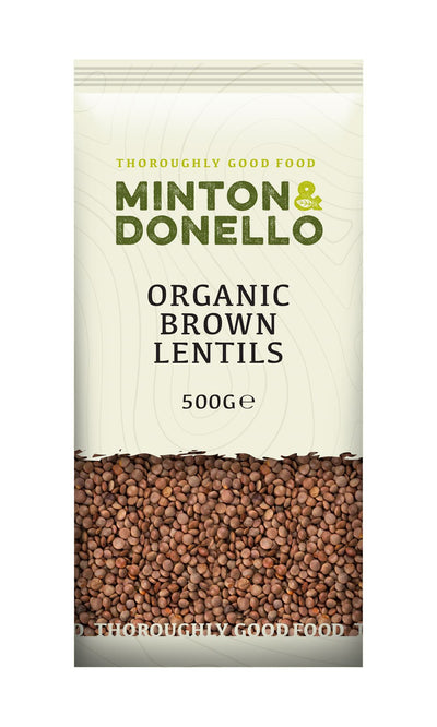 Minton & Donello | Organic Brown Lentils | 500g