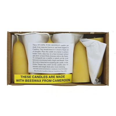 Moorlands Candles | Candle - Stumpie 4" - 3 Pairs, 11hr burn time, 1.75" | 1 pairs