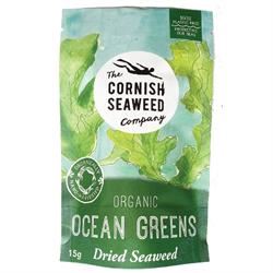 The Cornish Seaweed Company | Organic Dried Sea Greens 15g | 15g