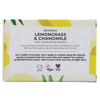 Alter/Native | Boxed Soap Lemongrass & Chamomile - Refresh - toning & cleansing | 95g