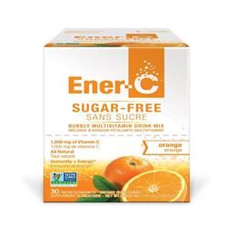 Ener C | Sugar Free Multivitamin Drink Mix Vitamin C 1000mg Orange Flavour | 30 sachet