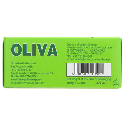 Oliva Tea Tree Olive Oil Soap - vegan & hypoallergenic with pure Cretan olive oil & aloe vera. Ethically-produced & 100% biodegradable.