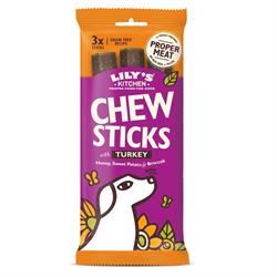 Lilys Kitchen |  Dog Chew Sticks with Turkey Honey Sweet Potato & Broccoli 120g | 120g