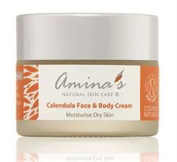 Amina's Natural Skincare | Face & Body Cream for Normal to Dry Skin 50ml | 50ml