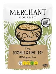 Merchant Gourmet | Merchant Gourmet Coconut & Lime Leaf Microwaveable Rice 250g | 250g