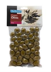 Parthenon |  Parthenon Green Olives Vac Bag 250g | 250g