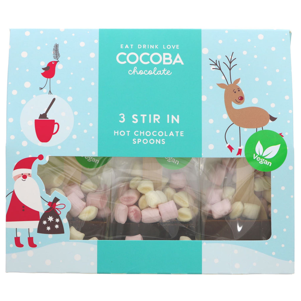 Cocoba | Hot Chocolate Spoon Gift Set | 150g