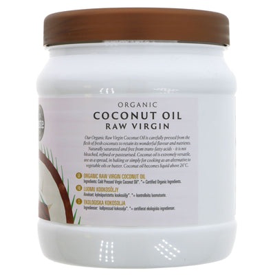 Biona Virgin Coconut Oil Organic: Pure, versatile & perfect for cooking, baking or as a natural moisturizer. Vegan & Organic.