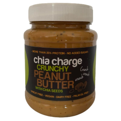 Chia Charge | Peanut Butter with Chia Seeds Crunchy | 350g