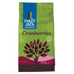 Crazy Jack | Organic Cranberries 100g | 100g