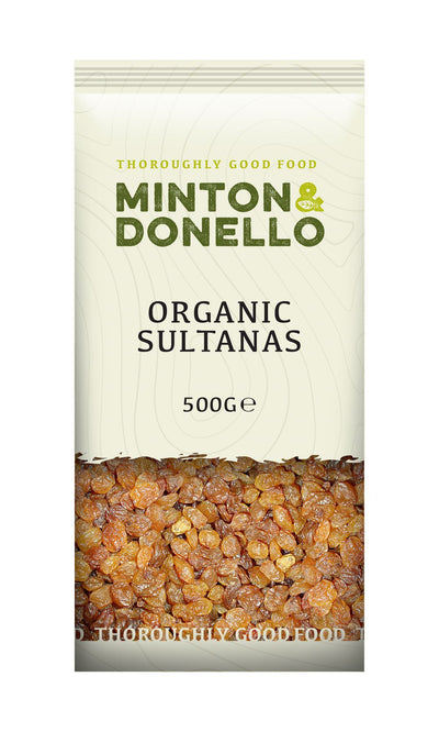 Minton & Donello | Organic Sultanas | 500g