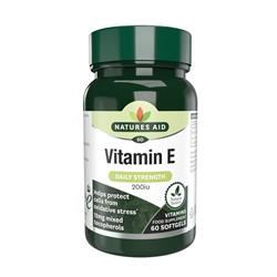 Natures Aid | Vitamin E 200iu 60 Capsules | 60 capsule