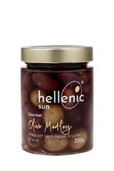 Hellenic Sun | Hellenic Sun Olive Medley pitted Pepper & Cumin 330g | 330g