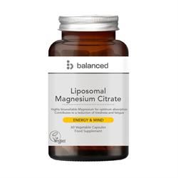 Balanced | Liposomal Magnesium Citrate 60 Veggie Caps - Reusable Bottle | 60 capsule