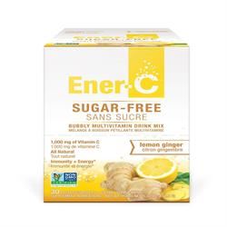 Ener C | Sugar Free Multivitamin Drink Vitamin C 1000mg Lem Ginger flavour | 30 sachet