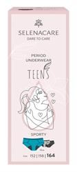 Selenacare | TEENS period panties Sporty Blue Size 164 | 1 box