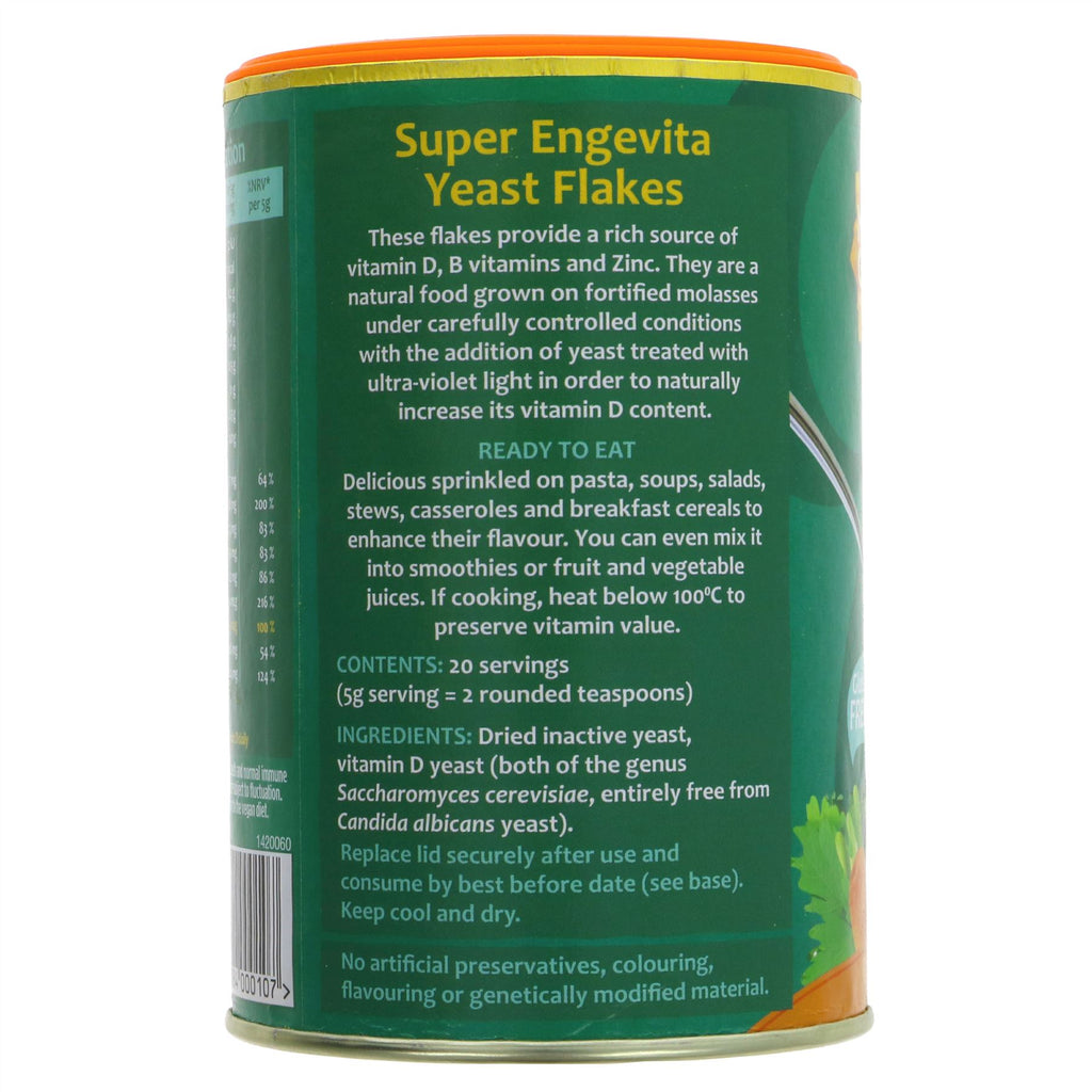 Engevita | Super Yeast Flakes Vit D & B12 | 100G