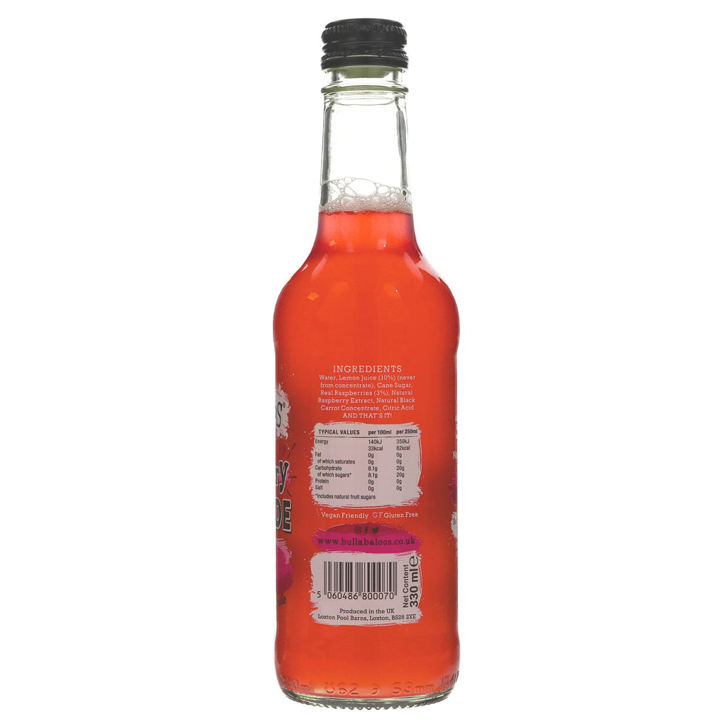 Hullabaloos Drinks | Still Raspberry Lemonade | 330ml