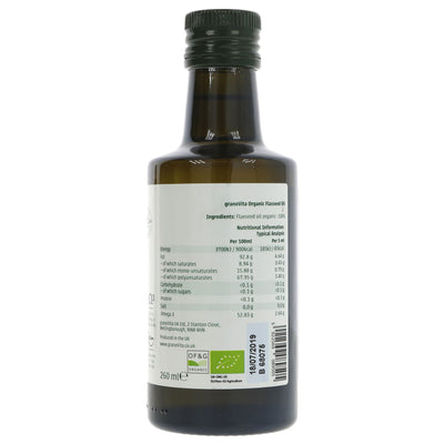 Granovita | Flax Oil - Organic | 260ML