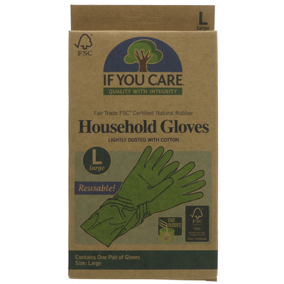 If You Care | Latex Household Gloves- Large | Large