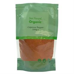 Just Natural Herbs | Organic Cayenne Pepper 500g | 500g