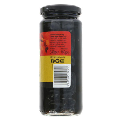 Cypressa | Pitted Black Olives | 340G