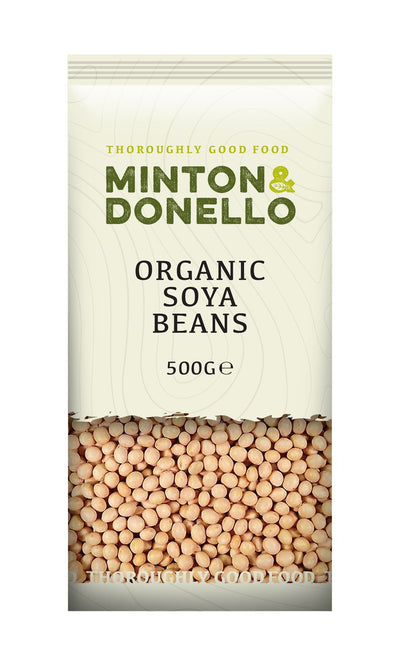 Minton & Donello | Organic Soya Beans | 500g