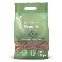 Just Natural Organic | Organic Hemp Seeds Hulled 250g | 250g