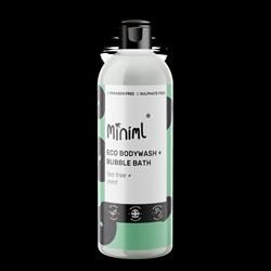 Miniml | Bodywash and bubble bath tea tree and mint 500ml | 500ml