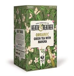 Heath And Heather | Organic Green Tea & Manuka Honey 20 bags | 20bag