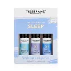 Tisserand | The Little Box of Sleep contains 3 pulse point roller balls | 3 x 10ml