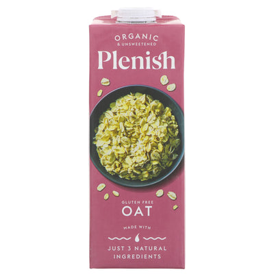 Plenish Organic Gluten-Free Oat M*lk - Vegan Friendly - 1L