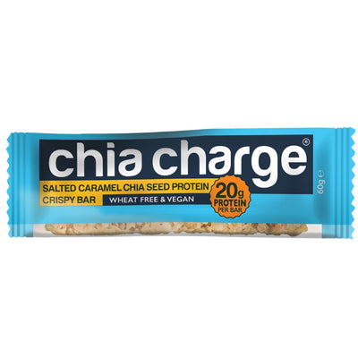 Chia Charge | Salted Caramel Chia Seed Protein Bar | 60g