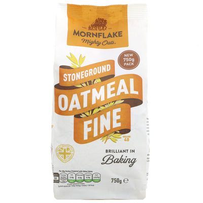 Mornflake Fine Oatmeal - Vegan friendly breakfast cereal for a healthy start. Enjoy with favorite toppings.