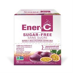 Ener C | Sugar Free Multivitamin Drink Vitamin C 1000mg Passion Fruit | 30 sachet