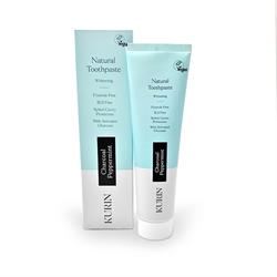 Kurin | Fluoride Free Charcoal Whitening Toothpaste 100ml - Peppermint | 100ml