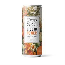 Grass and Co | Liquid POWER Ginger Lime & Shiitake Nootropic Drink | 250ml