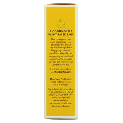 Tick Tock | Bounce - Lemongrass, Ginger, Eucalyptus | 20 bags