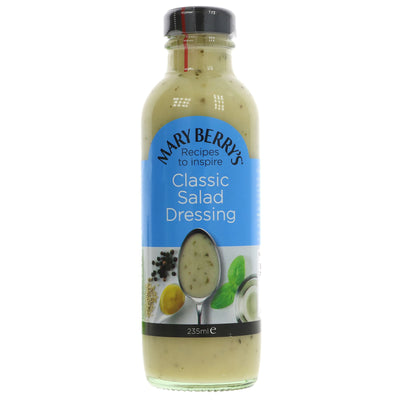 Mary Berry's No Added Sugar, Vegan Salad Dressing - perfect for salads, veggies, marinades and starters. 235g, no VAT charged.