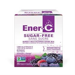 Ener C | Sugar Free Multivitamin Drink Vitamin C 1000mg Mixed Berry | 30 sachet