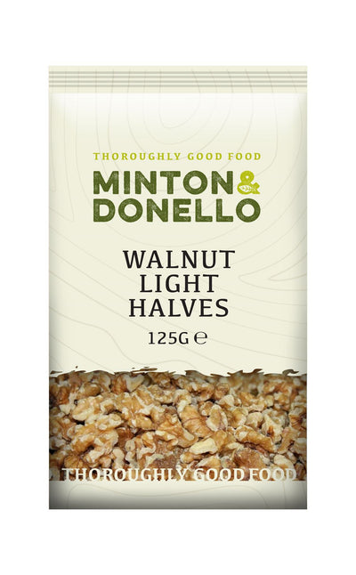 Minton & Donello | Walnut Light Halves | 125g