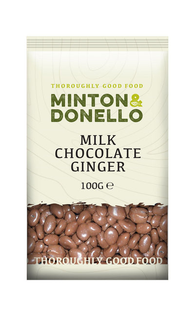 Minton & Donello | Milk Chocolate Ginger | 100g